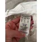 Liverpool  Seamed Fray Hem Jean Shorts Women's Size 6 Bone White Denim Photo 1