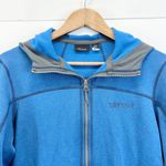 Marmot Womens S Khami Coat Teal Blue Hooded Full Zip C97080 Outdoor Layer Photo 13