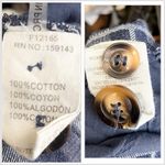 FRNCH  Paris plaid denim wide leg overalls Photo 7