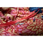 Magaschoni NEW  100% Silk Floral Printed Sleeveless Tunic,‎ Red, M Photo 12
