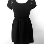 Monteau Black Cap Sleeve Dress Size Small Photo 0