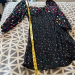 RIXO x Target Multicolor Polka Dot Long Sleeve Sweetheart Swing Dress Size 14 Black Photo 12