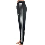 Adidas Black Essentials 3-Stripes Drawstring Activewear Jogger Track Pants Sz S Photo 1
