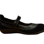 Naot Kire Mary Jane Flat Black Suede & Leather Size 38 7 Photo 8