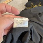 Poet Maxi Dress Womens Large Black Gold Haiku Koi Fish Print Photo 13