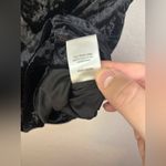 Ronny Kobo Adele Mini Dress Black Crushed Velvet Sleeveless Size S Photo 9