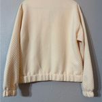 Steve Madden NWT  Textured Knit Bomber Jacket in Natural Photo 3