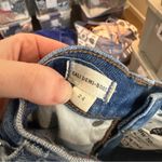 Madewell  | Blue Cali Demi Boot Straight Leg Jeans Classic Denim 24 Photo 6