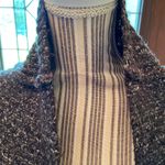 Cache  open front black & white tweet sweater size medium Photo 6