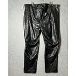 Abercrombie & Fitch Abercrombie & Fitch Leather Pants Womens 24L '90s Straight Ultra High Rise NEW Photo 5