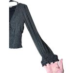 Abercrombie & Fitch Chiffon Cropped Long Sleeve Top Size XS Photo 2