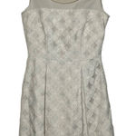Daniel Cremieux Daniel Cremieux Floral Lace Sleeveless Pleated Cocktail Dress 2 Women Cream NWT Photo 0