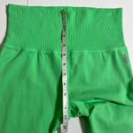 Free People Movement Good Karma Leggings High-Rise Ribbed Green Cropped Yoga M/L Photo 5