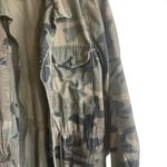 Club Monaco Womens Camo Utility Jacket Army Green Gorpcore Streetwear 90s Grunge Photo 11