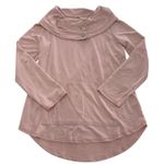 Soft Surroundings ‎ Sweater Womens Small Pink Kassidy Cowl Neck Tunic Top Photo 1