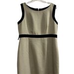Evan Picone Evan-Picone Women's Beige Sheath Dress Size 10 Knee Length Formal Work Photo 3