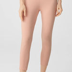 Eileen Fisher  Lightweight Cotton Jersey Cropped Sleep Leggings Blush Pink Small Photo 0