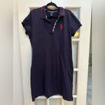 U.S. Polo Assn. USPA Tipped Polo Navy Knit Dress Women’s Size XL Photo 11