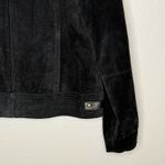 Ruff Hewn VTG Black Suede Moto Jacket Womens XL Zip Front Minimalist Street Edgy Photo 7