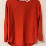 Michael Kors  Bold Orange half zip top pullover Sweater size‎ small Photo 0