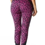Lululemon  Drop It Like It's Hot Tights in Mini Cherry Cheetah Ultra Violet Sz 10 Photo 1
