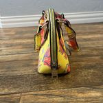 Steve Madden BFAITH Yellow and Pink Mini Bag with Floral Design Photo 4