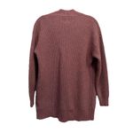 Gap Mauve Knit Open Cardigan Long Sleeve Size XS Pockets Thick Warm Photo 3
