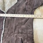 wilson's leather Vintage Wilsons Y2K Penny Lane Leather Suede Fur Lined Brown Coat Long Size XL Photo 14