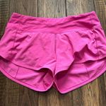 Lululemon Sonic Pink Speed Up Shorts 2.5” Photo 0