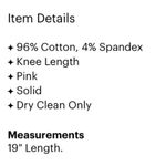 J.Crew  Coral Peach Pencil Skirt sz 00 Photo 3