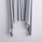 MINKPINK  Striped V-Neckline Sharke Bite Sleeveless Tunic Top Photo 4