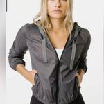 Zyia  Gray Hoodie Windbreaker- Medium Photo 0