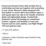 Life Stride  Women’s Genevieve Square Open Toe Sandals- Size 7M Photo 10