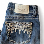 GRACE IN LA  Jeans Easy Fit - Dark Wash Bootcut Size 7  Photo 4