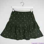 Madewell NEW  Pull-On Ruffle Tiered Mini‎ Skirt in Dot Daisies, XS Photo 2