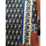 Bread & Buttons Women's Size Medium Multicolor Patchwork Button Up Shirt Photo 1