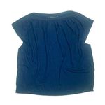 Banana Republic Crop Top Women Oversized T-shirt Navy Blue XS Sleeveless Tee Photo 0