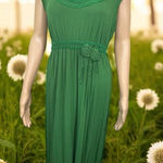 Max Studio Elegant Green Fairy Dress Photo 0