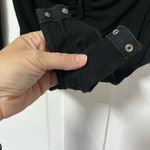 ASTR  the Label Black Cinched Cut out long sleeve bodysuit size medium Photo 6