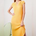 Rails  Ashley Wide Ribbed Stretchy Midi Dress in Melon Orange Women’s size Medium Photo 11