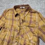 Maurice's Womens Plaid Shirt Button Down Long Sleeve Lightweight Casual Top XS Photo 1