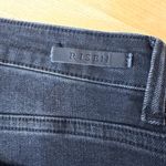 Risen Jeans Distressed Black Straight Leg Jeans Size 27 Photo 2