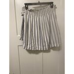 Club Monaco  Size 10 Stretch Waist Linen Blend Side‎ Tie Side Zip Skirt Photo 9