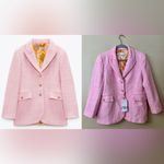 ZARA TEXTURED TAILORED BLAZER Jacket pink color bloggers favorite Photo 1