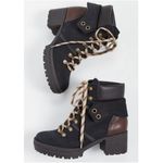 See By Chloe NEW  Eileen Mid Heel 40mm Boots Leather Nero Photo 1