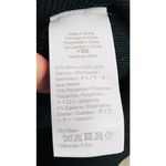 J.Crew  Merino Wool Blend Ruffle Neck Sweater Black Women's XXL Preppy Old Money Photo 2