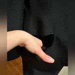 Buttons Vintage Black Jacket velvet pockets & Collar decorative  No Tag S… Photo 2