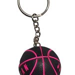 🏀 Pink & Black Basketball Keychain 🏀 Photo 1