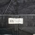 ZARA  Wide Leg High-Rise Raw Hem Jeans Photo 8