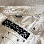 American Eagle White Beaded Shorts Photo 1